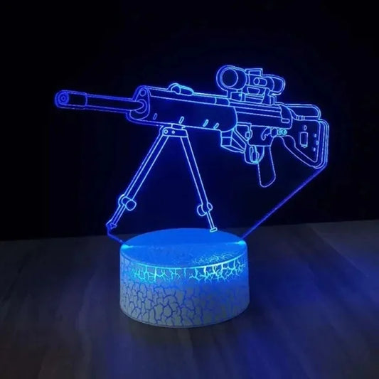Firearm 3D Led Night Light 