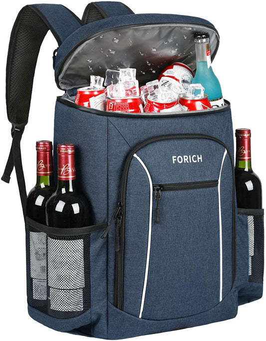 FrostBox™ Insulated Cooler Backpack Blue