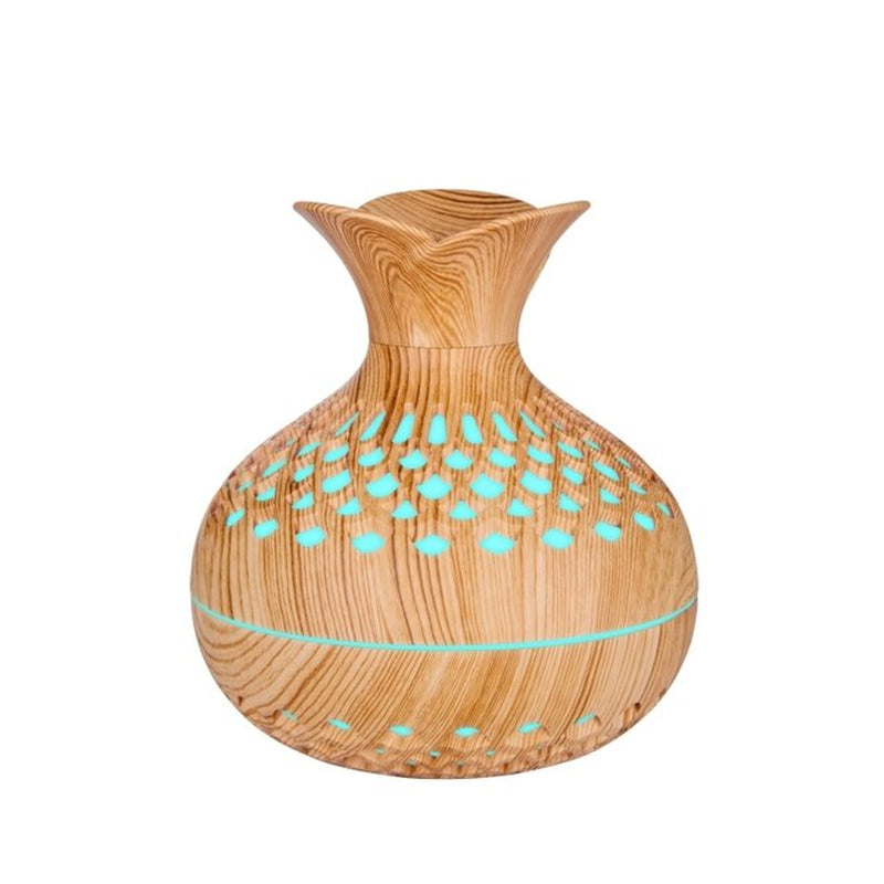 FrostBox™ Wood Grain Mini Vase Humidifier 